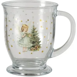 Boltze Home, Tasse, Boltze Kaffeetasse Clara 490 ml, Materialtyp: Glas, Material: Glas (490 ml, 1x)