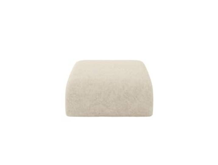 ALTDECOR Pouf Wohnzimmer Sitzhocker MIRA-PUF 91x89x40 Creme Sitzsack Cord Sitzpuff Pouf Hocker mit Füllung