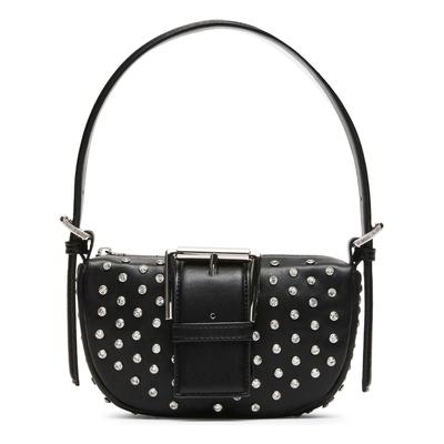 Henkeltasche STEVE MADDEN "STEVE MADDEN Taschen Lederimitat", Damen, Gr. onesize, schwarz, Lederimitat, Taschen