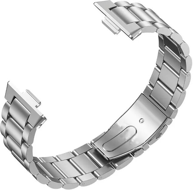 INF Bracelet Métal Trois Perles Compatible Huawei FIT 3/4 - Élégance et Résistance Argent