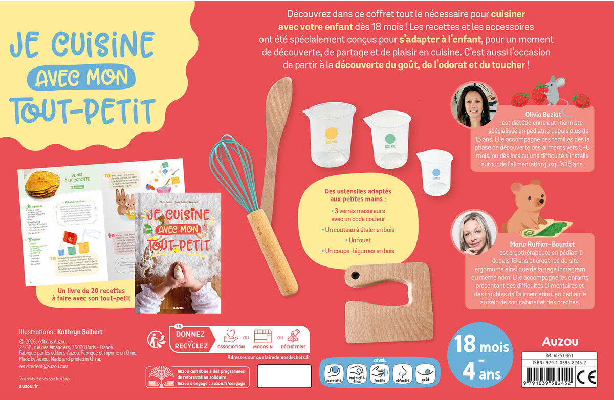 Coffret Je cuisine avec Mon tout-petit - Auzou