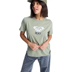 Roxy Damen Shirt Ocean Road Art Oil Green - XL - XL