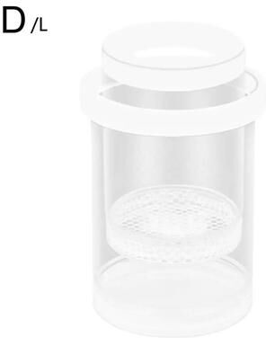 Inspired Finds Floating Aquarium Breeding Box For Fish Fry And Baby Fish l White