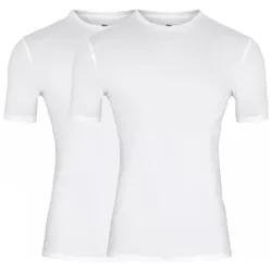Dovre 2P Organic Cotton T-shirt Weiß Ökologische Baumwolle Small Herren