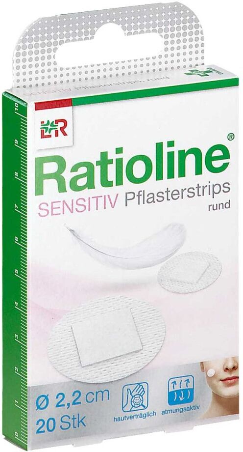 Ratioline sensitive Pflasterstrips rund 20stk