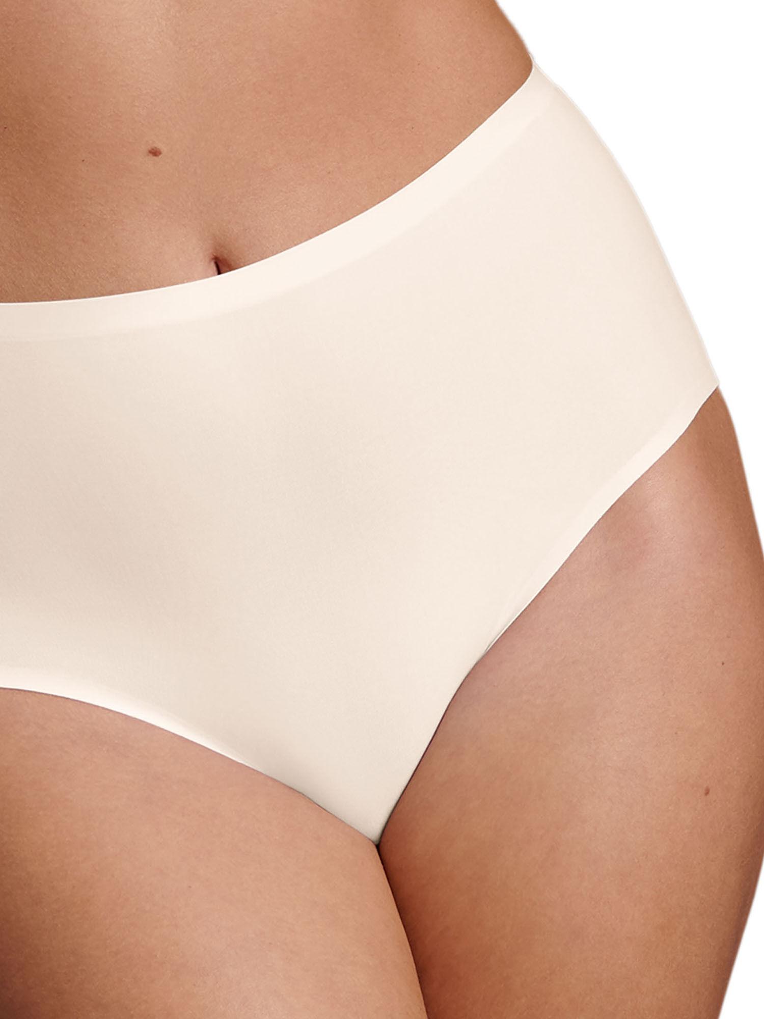 High-Waist-Slip ANITA "High Waist Essentials", Damen, Gr. SM, beige (crystal), Stoff, Obermaterial: 80% Polyamid PA. 20% Elasthan EL., Unterhosen High-Waist-Slip