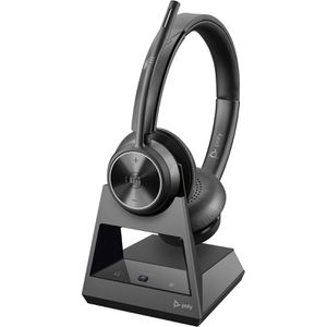 Poly Headset Savi 7320-M Office, mit Ladestation, für Festnetztelefone RJ9, USB-A, On-Ear