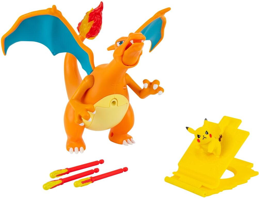 Bizak Figura Charizard Electrónico Vs. Pikachu Pokémon.