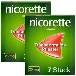 nicorette® TX Pflaster 25 mg Doppelpack 2X7 St