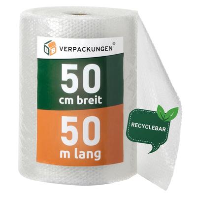 BB-Verpackungen GmbH 5 x Luftpolsterfolie (0,5 x 50 m) Knallfolie Noppenfolie Polsterfolie 2-lagig Typ 60 Umzug BB-Verpackungen