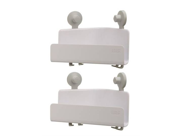 Joseph Joseph EasyStore Eck-Duschablage 2er-Pack – Weiß - Farbe: weiss - Material: ABS - 1013