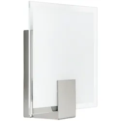 BRILLIANT SONIAN Wandleuchte 20,5 cm Glas / Metall Eisen / weiß, 90324/13