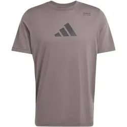 ADIDAS Herren Shirt CLIMACOOL Category Training Graphic, Größe XL in Grau Grau