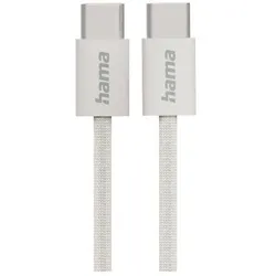 0,48 Gbit/s Stecker USB C auf USB C 1 m  201728 Fabric (Beige)
