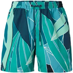 Tchibo - Badeshorts - Herren - Gr. M - türkis/print