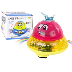 Wasserball UFO Dioden fröhliche Musik rosa