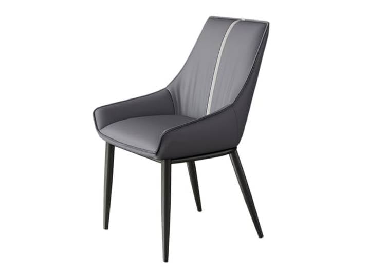 Xumh2024-3 Küchenstuhl Moderne Esszimmerstühle, Bequeme mit dicken Kissen, Mid Century Modern Küchenstühle(Grigio)