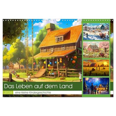 Das Leben auf dem Land (Wandkalender 2026 DIN A3 quer), CALVENDO Monatskalender