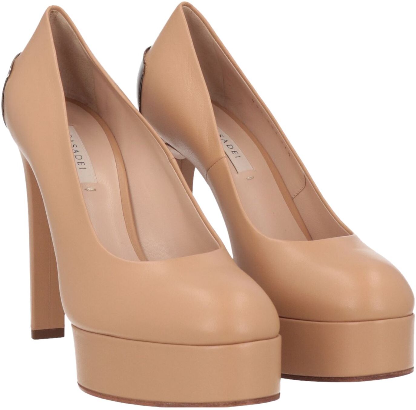 Casadei Zapatos de salón Mujer Camel 40.5,41 Mujer