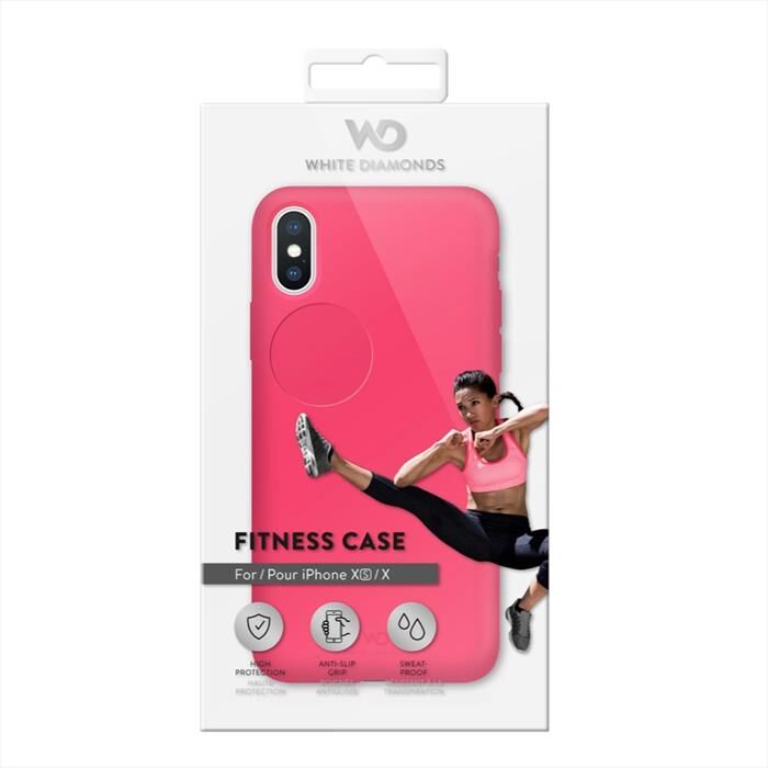 WHITE DIAMOND 1375clr41 Cover iPhone XS/iphone X-rosa