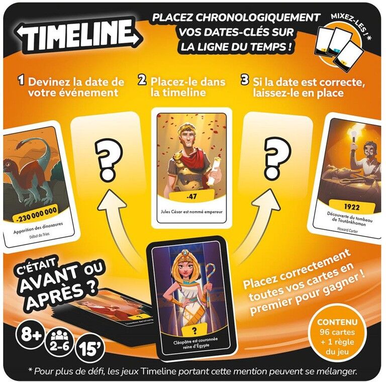 Asmodee Timeline - Clutch Box FR