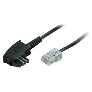Shiverpeaks BASIC-S Telefonkabel, schwarz, 6,0 m (BS70002-6)