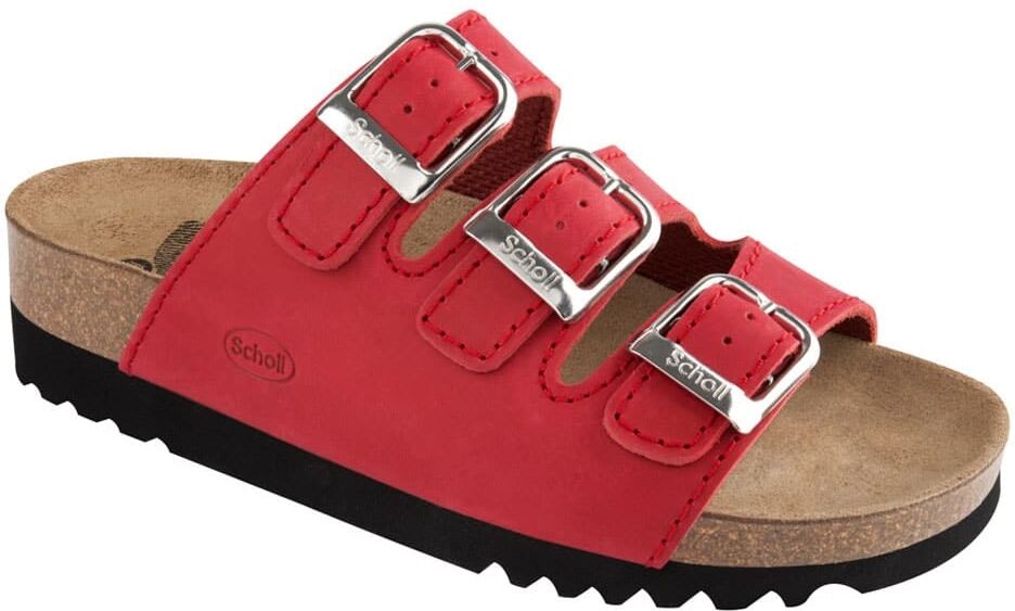 Scholl Rio -sandaalit (naiset) - Red/Black, 42
