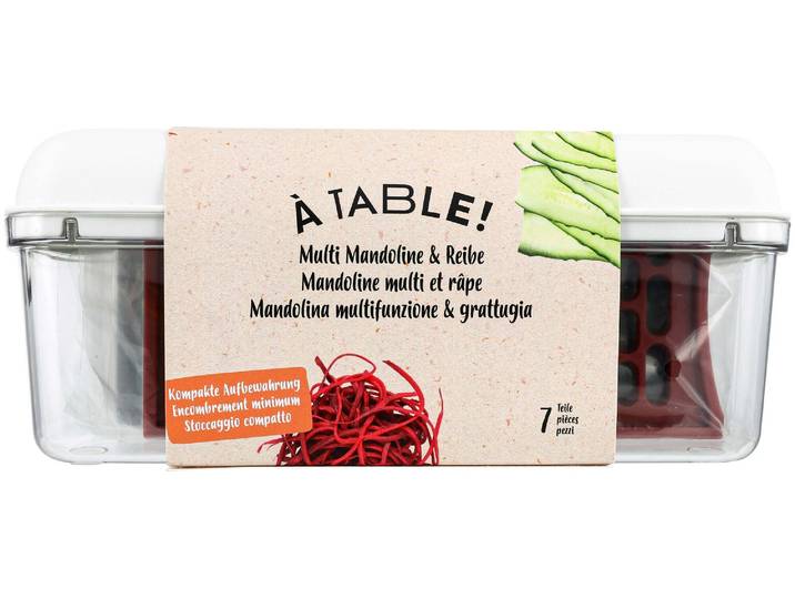 À Table! Multi-Mandoline & Reibe 7tlg