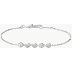 ANIA HAIE - BRACELET - Pave Multi Beaded Chain - silver