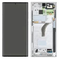 Samsung Galaxy S22 Ultra LCD Display Phantom White (Display, Samsung Galaxy S22 Ultra), Mobilgerät Ersatzteile, Weiss