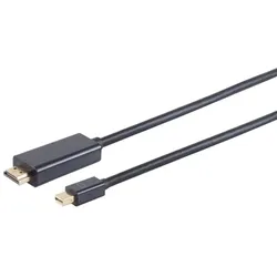 Mini DisplayPort 1.2 Adapterkabel, HDMI-A, 3m