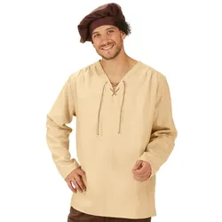 Hemd "Mittelalter" für Herren, beige