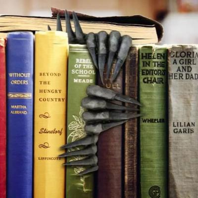 Uplifted Finds Devils Hand Resin Halloween Bookmark Horror 3D Book Ornament Devils Hand Resin Halloween Bookmark Horror 3D Book Ornament