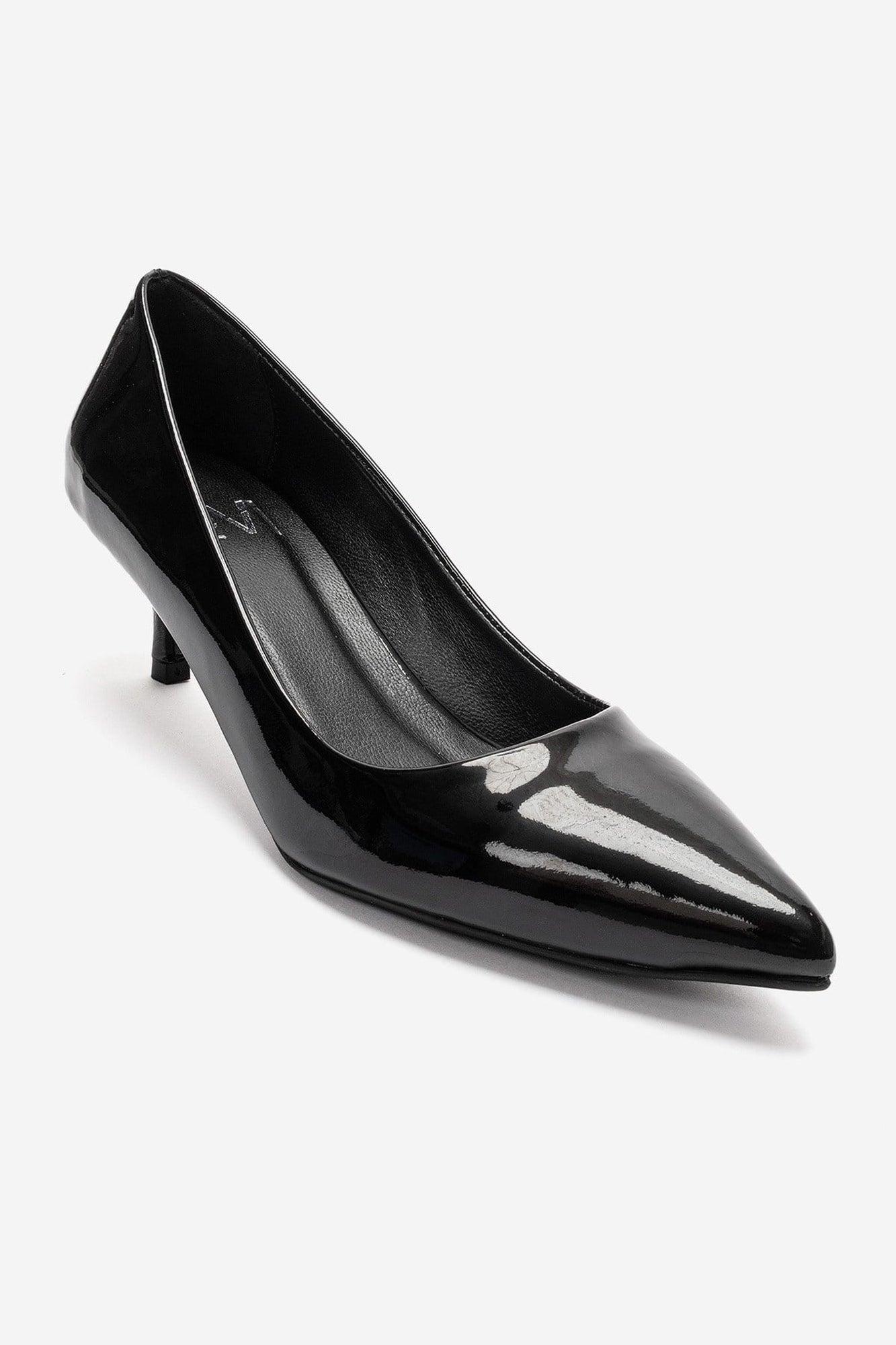 Forever & Always Jalen Leder-Stiletto-Pumps - Schwarz