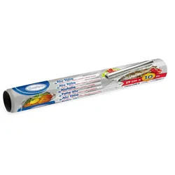 VEPATIM 4x Alufolie Silberfolie 29 cm x 10 m 9 my