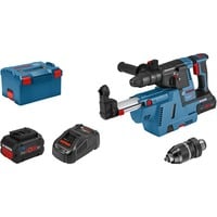 Akku-Bohrhammer GBH 18V-26 F Professional, 18Volt blau/schwarz, 2x Akku ProCORE18V 5,5Ah, L-BOXX, Staubabsaugung