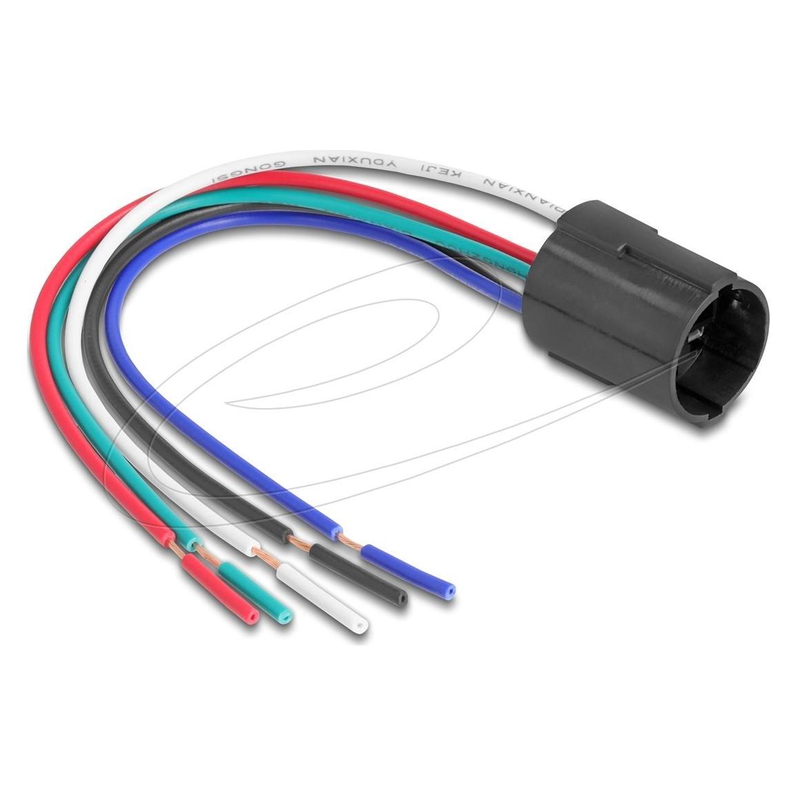 Delock Fassung für 16 mm 5 Pin Taster oder Schalter (90793)