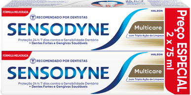 Sensodyne Pack Pasta Dentífrica Multicare 2 x 75 ml