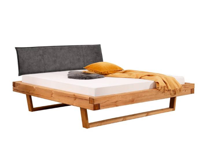 Woodroom Massivholzbett Ypern (Liegeflächen: 140 × 200, 160 × 200 oder 200 × 200 cm), massive Kiefer eichefarbig geölt