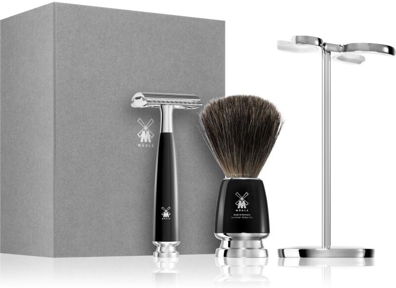 Mühle RYTMO Black Pure Badger kit de rasage