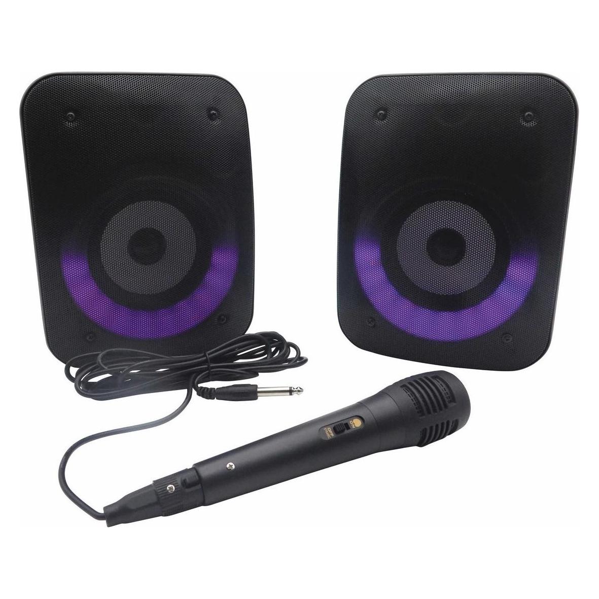 Lexibook iParty 2 Stereo Bluetooth Lautsprecher mit Mikrofon (BTS500Z)