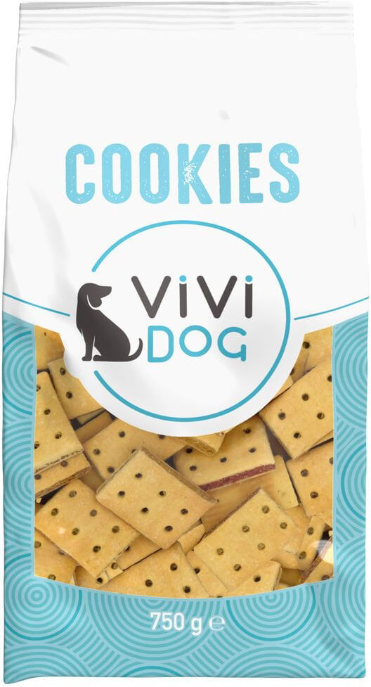 Vivi Dog Biscotti Ripieni Cane Cookies 750G