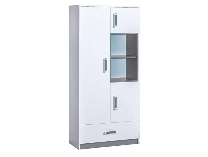 99rooms Kinderkleiderschrank Taira III (Standschrank, Kinderschrank) mit 2 offenen Fächern und Schublade, Vollauszug, viel Stauraum, Design Modern, für Kinder