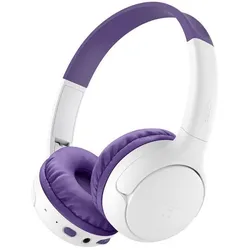 Belkin SoundForm Mini 2, Wireless On-Ear Kopfhörer für Kinder, lila