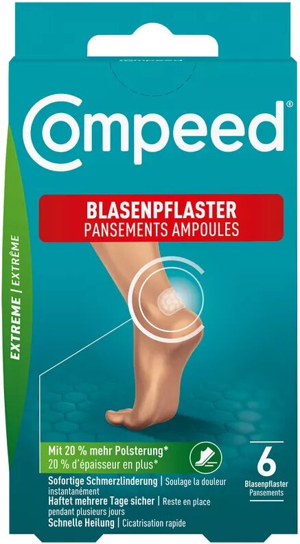 Compeed - Blasenpflaster Extreme,  Blasenpflaster Extreme, 6 Stück