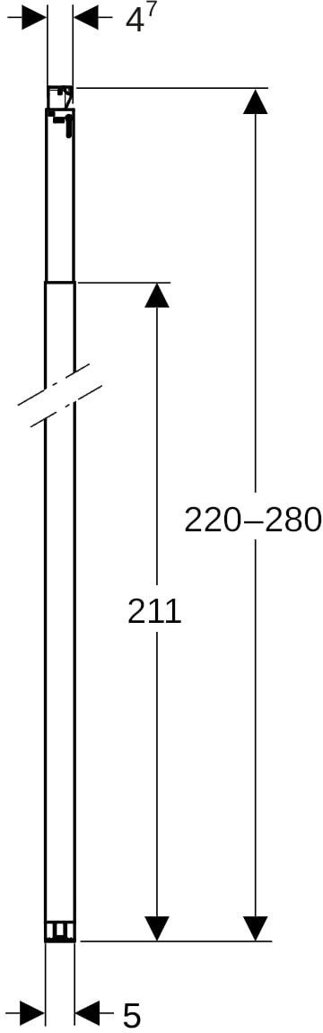 Geberit Duofix Ständer raumhoch 111085001