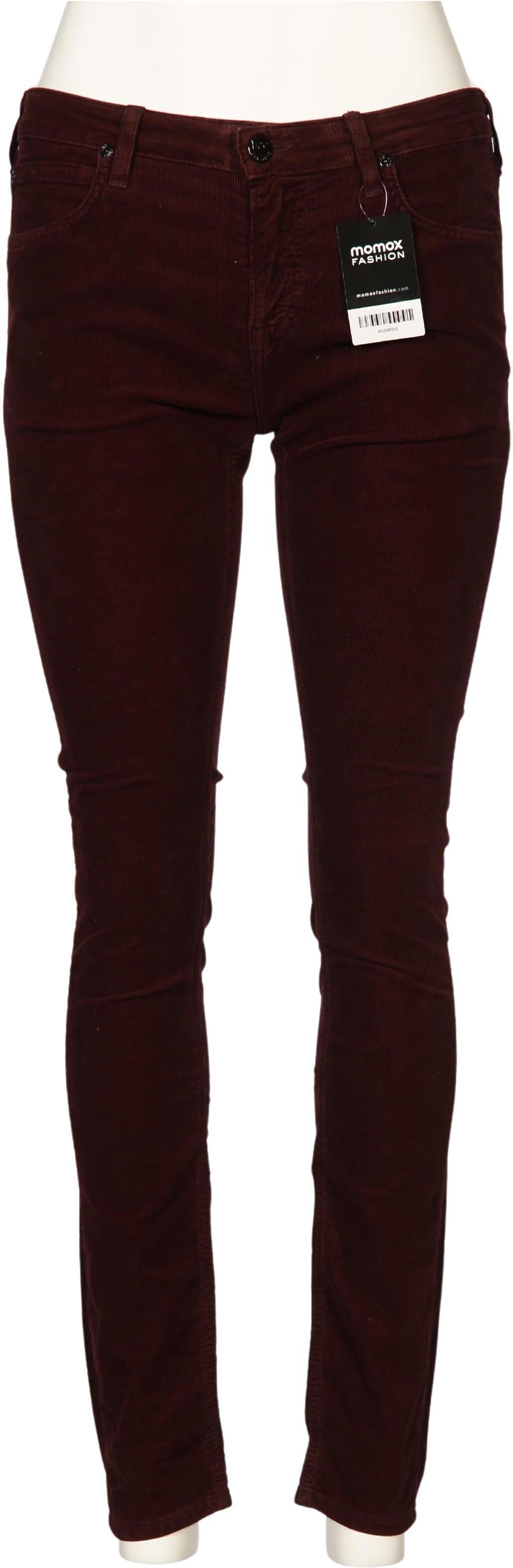 Lee Damen Stoffhose, Bordeaux, Gr. W29, Baumwolle / Elasthan - Second Hand