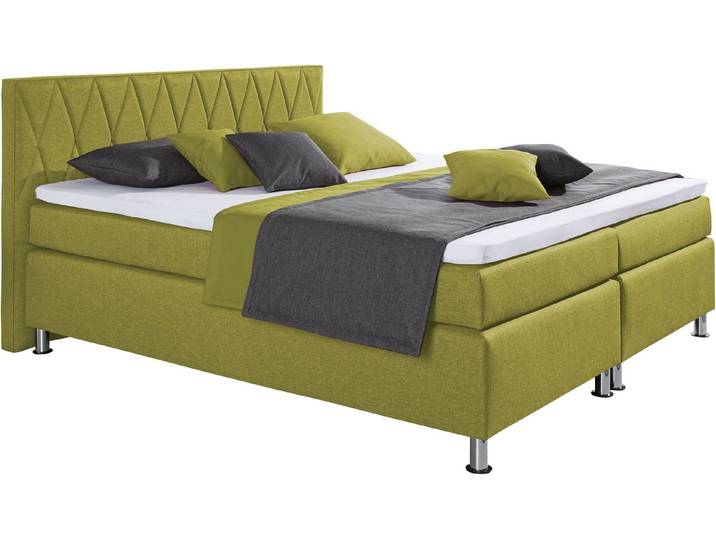 hapo Boxspringbett ATLANTA (Topper separat erhältlich), erhältlich in verschiedenen Breiten, Farben & Maratzenarten