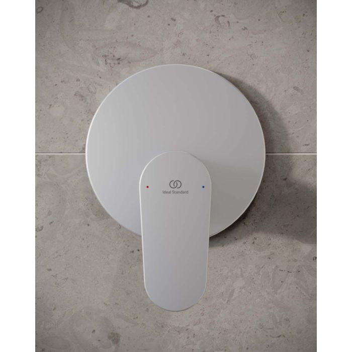 Ideal Standard Cerafine O Fertigmontageset A7349SI für Unterputz-Brausearmatur, silber