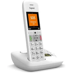 Gigaset E390A DECT-Telefon Anrufer-Identifikation Weiß